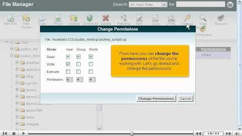 Cpanel Video Tutorial - Using File Manager