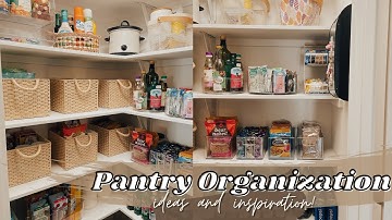 *NEW* PANTRY ORGANIZATION! | PANTRY DECLUTTER AND ORGANIZE
