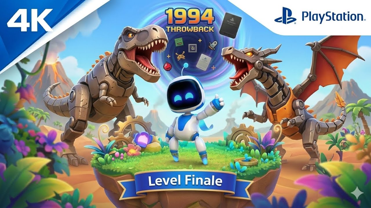 Astro Bot Final Level – Boss Fight Returns to 1994 - 4K 60FPS - YouTube