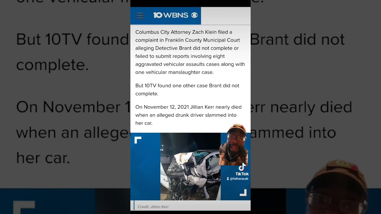 ⁣Columbus Police Detective charged for ignoring car crash victims. #ohio #columbus #shorts #acabdevil