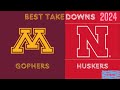 Nebraska vs minnesota wrestling 2024  best takedowns