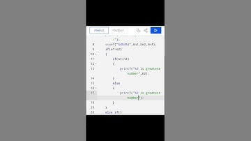 Greatest of three numbers |using C language| if-else ladder |
