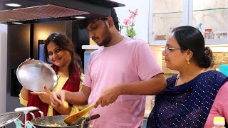 மழைக்கு காரசாரமா என் மகன் செய்து கொடுத்த சிக்கன் வறுவல் | Evening Family Vlog Tamil