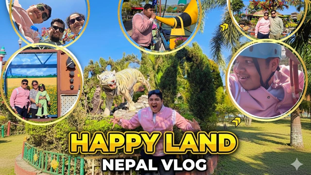 Best place in Nepal? | Happy Land Fun Park | Nepal Vlog | Zip lining | Arik Ingles | 