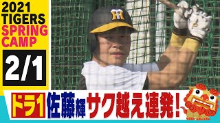 【沖縄キャンプダイジェスト１日目】矢野監督も太鼓判！ドラ１佐藤輝がサク越え連発！“川相塾”開講！世界のバント技術＆名手の技を伝授！阪神タイガース密着！応援番組「虎バン」ABCテレビ公式チャンネル