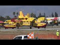 Quebec Canadair CL-415 "Super Scoopers" takeoffs and landings at Van Nuys Airport (VNY)
