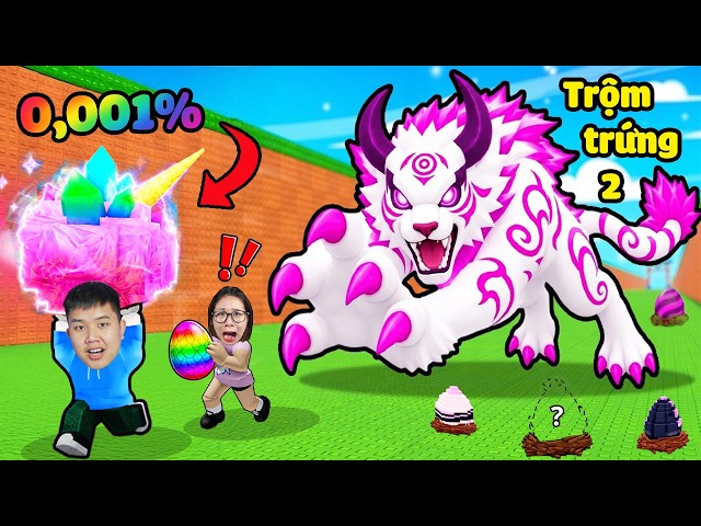 Trộm Trứng Steal an Egg 2 Cướp 0,001% Trứng Hiếm Xuất Hiện Quái Thú Khổng Lồ Cùng bqThanh & Ốc