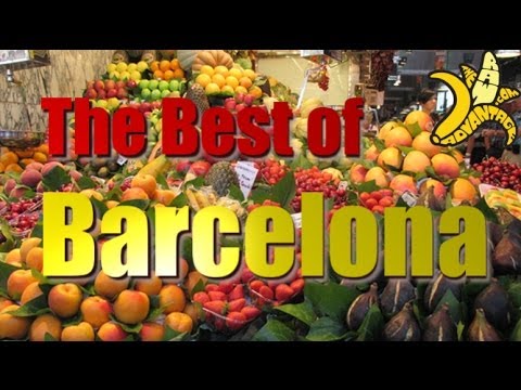 Barcelona Fruitluck, Best Fruit Market n Hostel Plus Skateboarding Action!