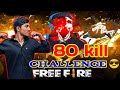 80 kills challenge 😎 in free fire 🔥 #freefire #gaming #live #kannada #rank #clashsquad #kannadiga