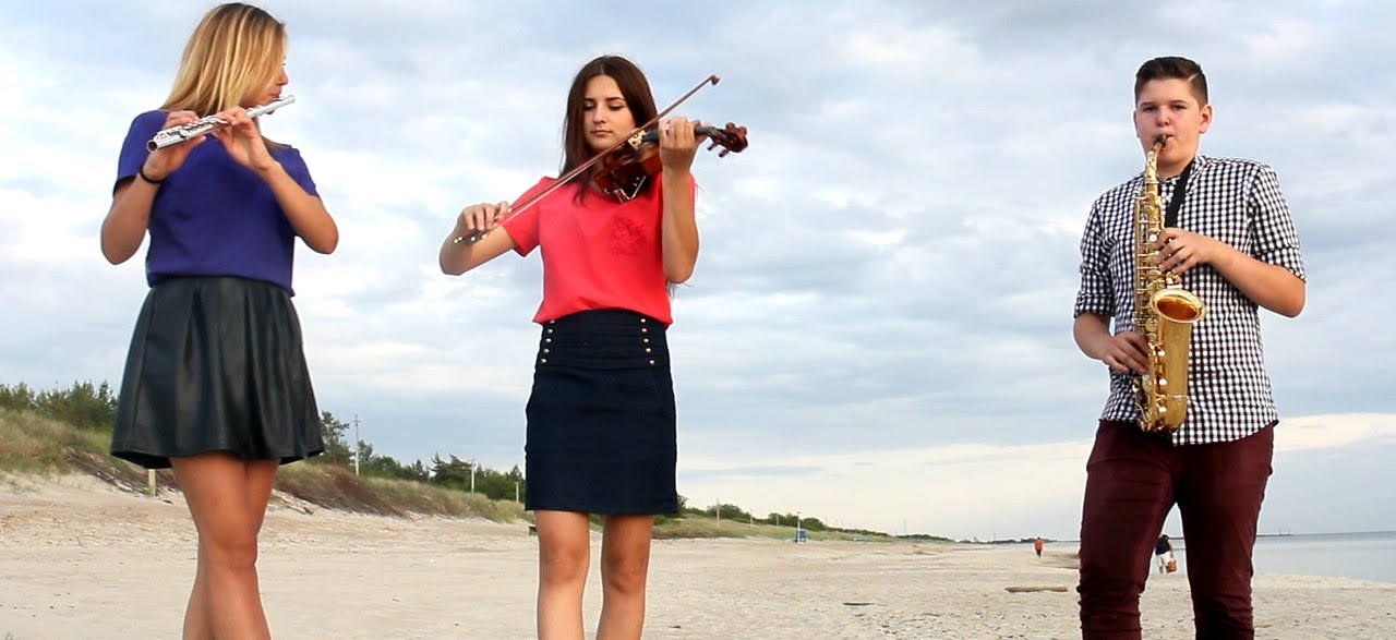 Hallelujah (violin/flute/saxophone cover) ANA'Trio YouTube