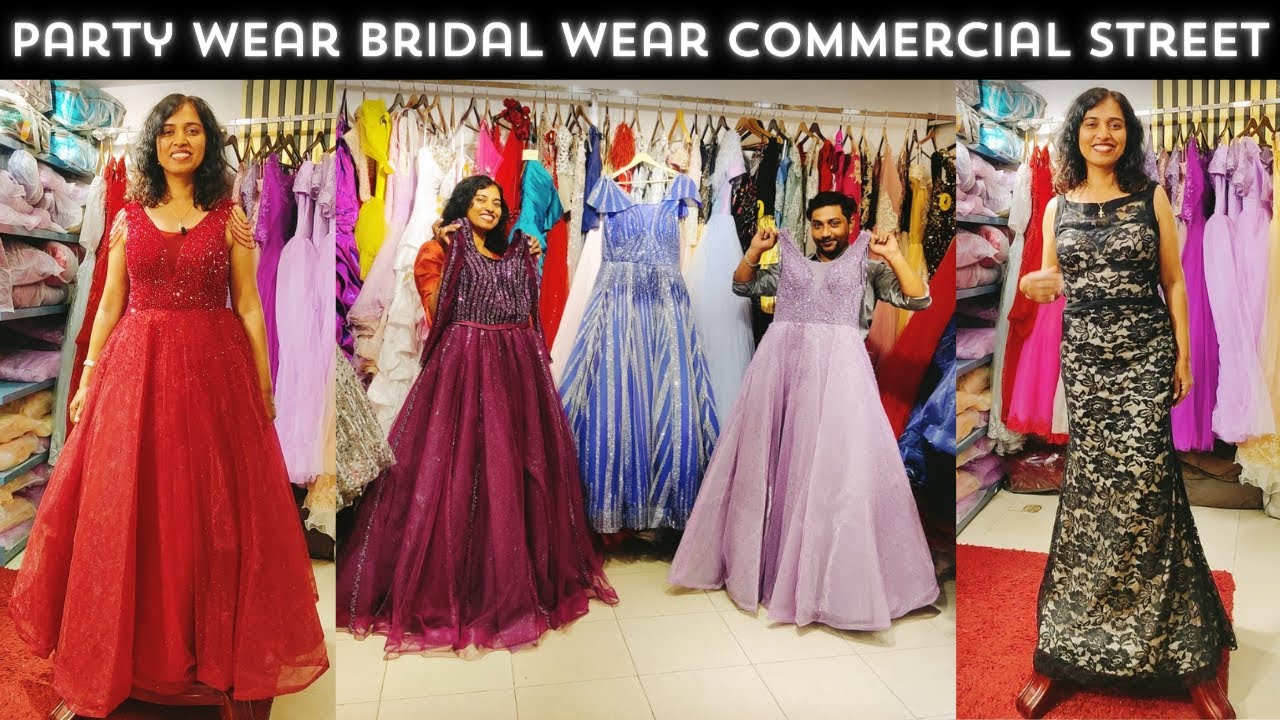 Best Party Wear Western Wear Bridal Wear Collection Commercial Street I  Wild Cats BangaloreI Vlog 60
