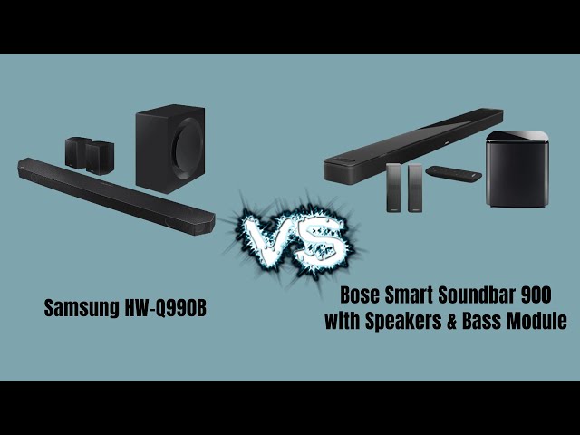 Barre de son BOSE Smart Soundbar 900 noir