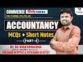 Commerce Nichod Series | Accountancy MCQs + Short Notes | Part-4 | LT Grade TGT, PGT, GIC Exams
