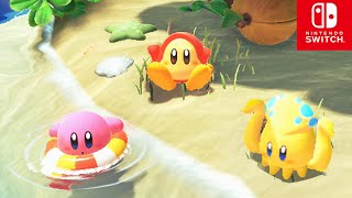 Kirby And The Forgotten Land: 100% Walkthrough | Everybay Coast [No Commentary]