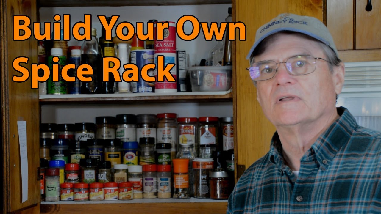 Build a Spice Rack organizer for your cabinet. - YouTube