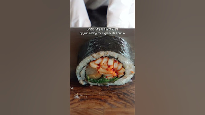 김밥집은 멀고..🚶🏿‍♀️김밥 한 줄은 비싸고 그래서..🏠#김밥 #밀프렙