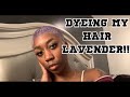 DYEING MY HAIR LAVENDER!!! (Using Adore Semi Permanent Color)