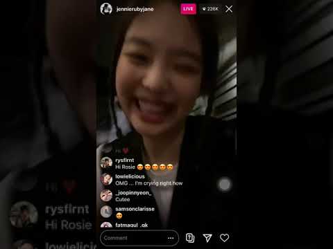 Jennie full Instagram live with GDragon & Blackpink