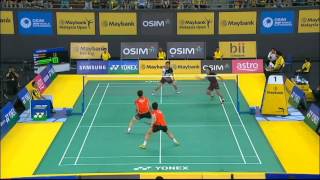 Highlights Badminton Lee Yong Dae Ko Sung Hyun Vs Mohammad Ahsan Hendra Setiawan 2013 Malaysia Ss