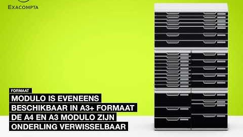 Exacompta Modulo - Modular Filing System - dutch