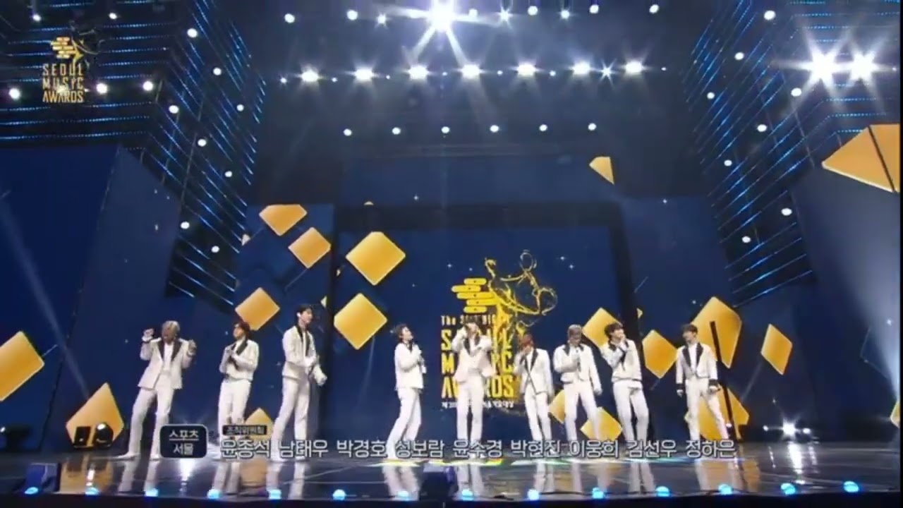 NCT 127 'Sticker' Daesang at SMA (encore stage)