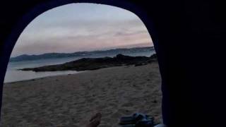 Acampada en Cala da Insua