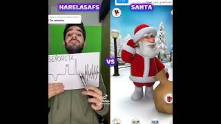 Harelasafs Vs Santa Who Is Best ? 🤣😭🤞 #Shorts