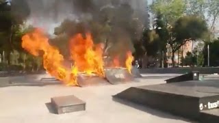 Police Burn Down Skatepark