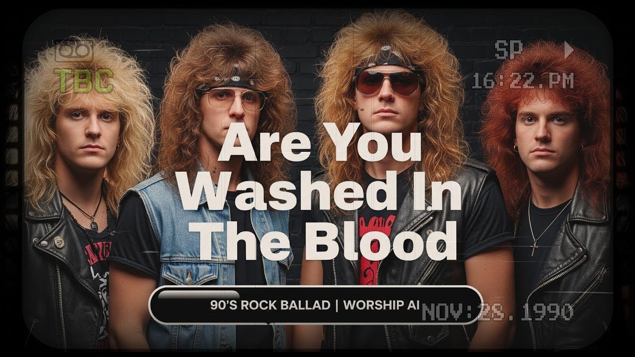 Are You Washed In The Blood - 90’s Rock Ballad |90’s Country Rock (Worship AI)