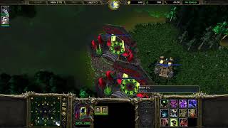 Warcraft III Demon + Burning Legion vs HUM (Insane) + ORC (Insane) + NE (Insane)