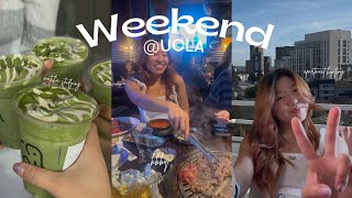 WEEKEND IN MY LIFE as a UCLA pre-med student | apartment hunting, kbbq, matcha + midterms
