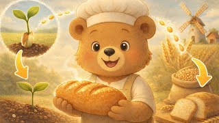Ցորենից Մինչև Հաց. From Grain To Bread Kids Cartoon Hayeren Multer, Usucanox