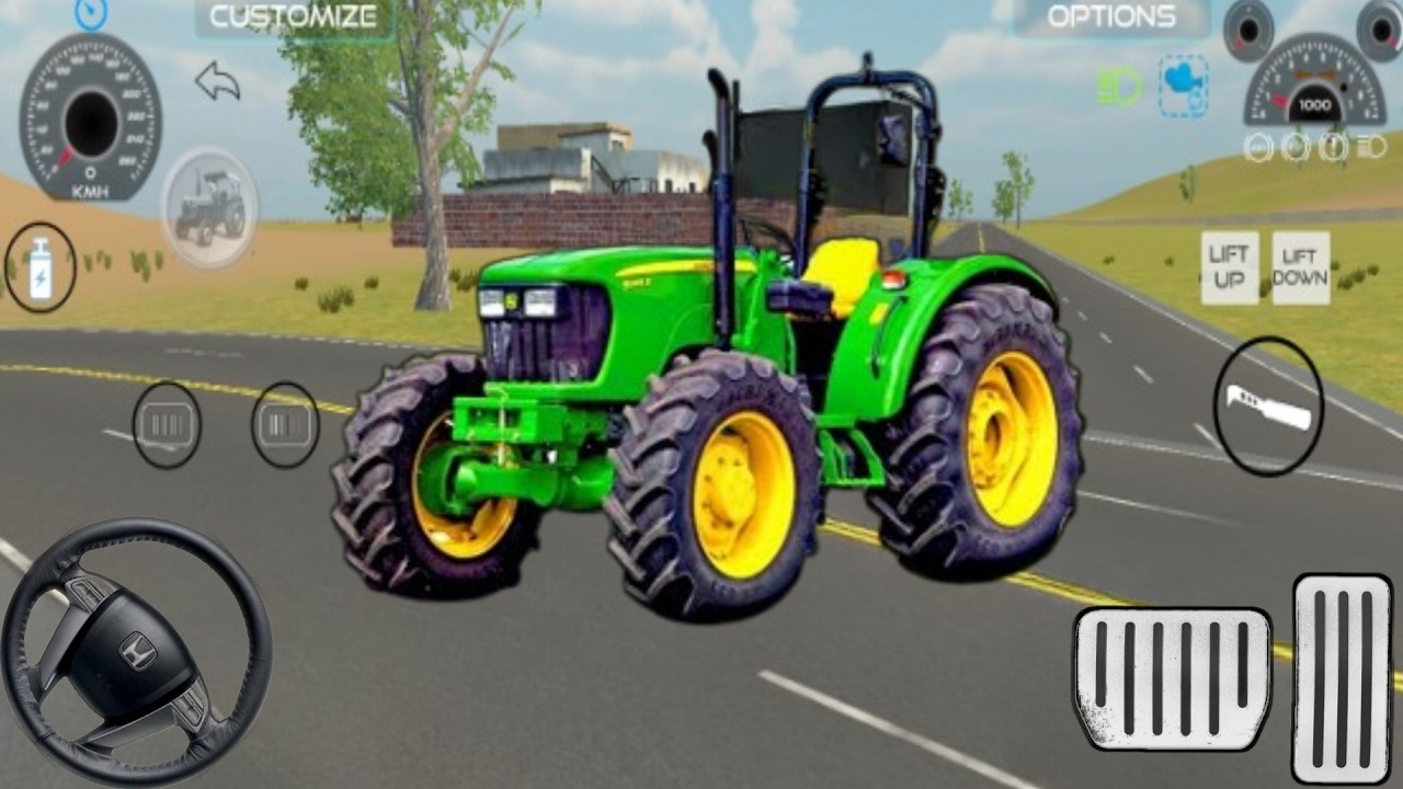 Indian John Deere Tractor Driving - Indian Vehicle Simulator Android Gameplay 🚧 Aleen Gamerz 🇦🇽