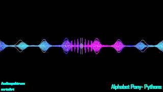 Audiospektrum | Alphabet Pony - Python | by mrtnEdits