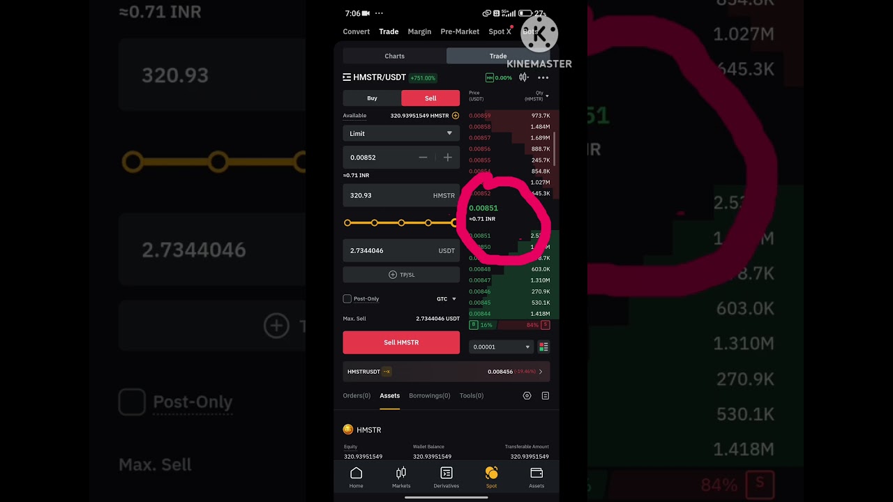 How to sell and buy hamster kombat token/Hmstr || Jaldi sell karo bhai 