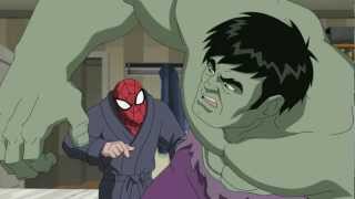 spider ultimate season ep animated hulk clip sick series down marvel wikia