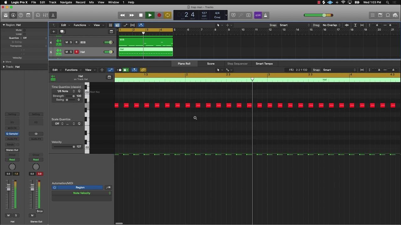 How to Make Trap Drums in Logic Pro X (2021 Tutorial) YouTube