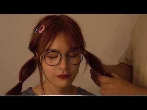 Asmr hair cracking & Massage Treatment, Tingles, relax, sleep | Chan Asmr