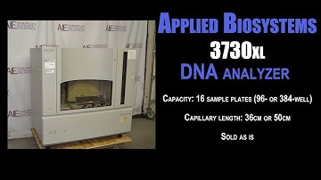 Applied Biosystems 3730xl DNA analyzer (1979B DNA)