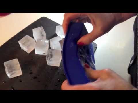 Tovolo Perfect Cube Silicone Ice Tray with Lid - Charcoal