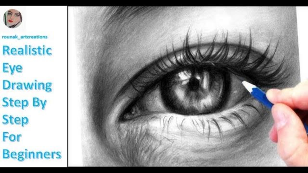 How to Draw Realistic Eyes Step by Step for Beginners - YouTube