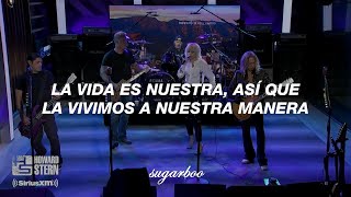 Miley Cyrus \& Metallica - Nothing Else Matters (Live on the Stern Show) | Subtitulada en Español