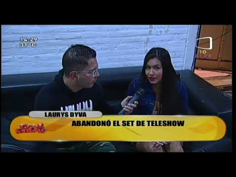 Laurys Divas alteró a Álvaro Mora en TeleShow.