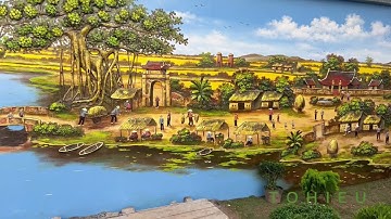 #dapvetranh#nuinonbo Tranh đắp nổi đồng quê  nghệ thuật