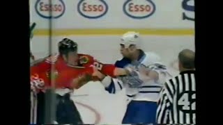 Blackhawks - Maple Leafs rough stuff 2/13/99