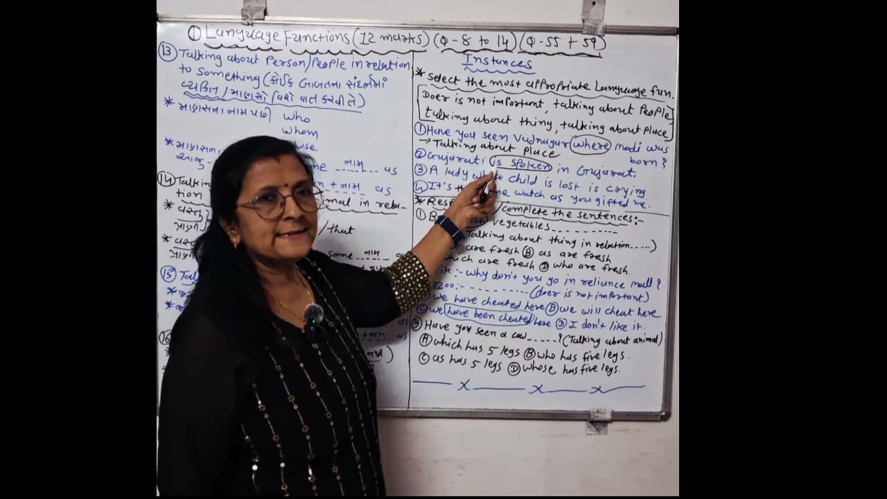 Lecture 4 - Language Functions (part-4) ENGLISH GRAMMAR BY CHANDRIKA  PATEL 