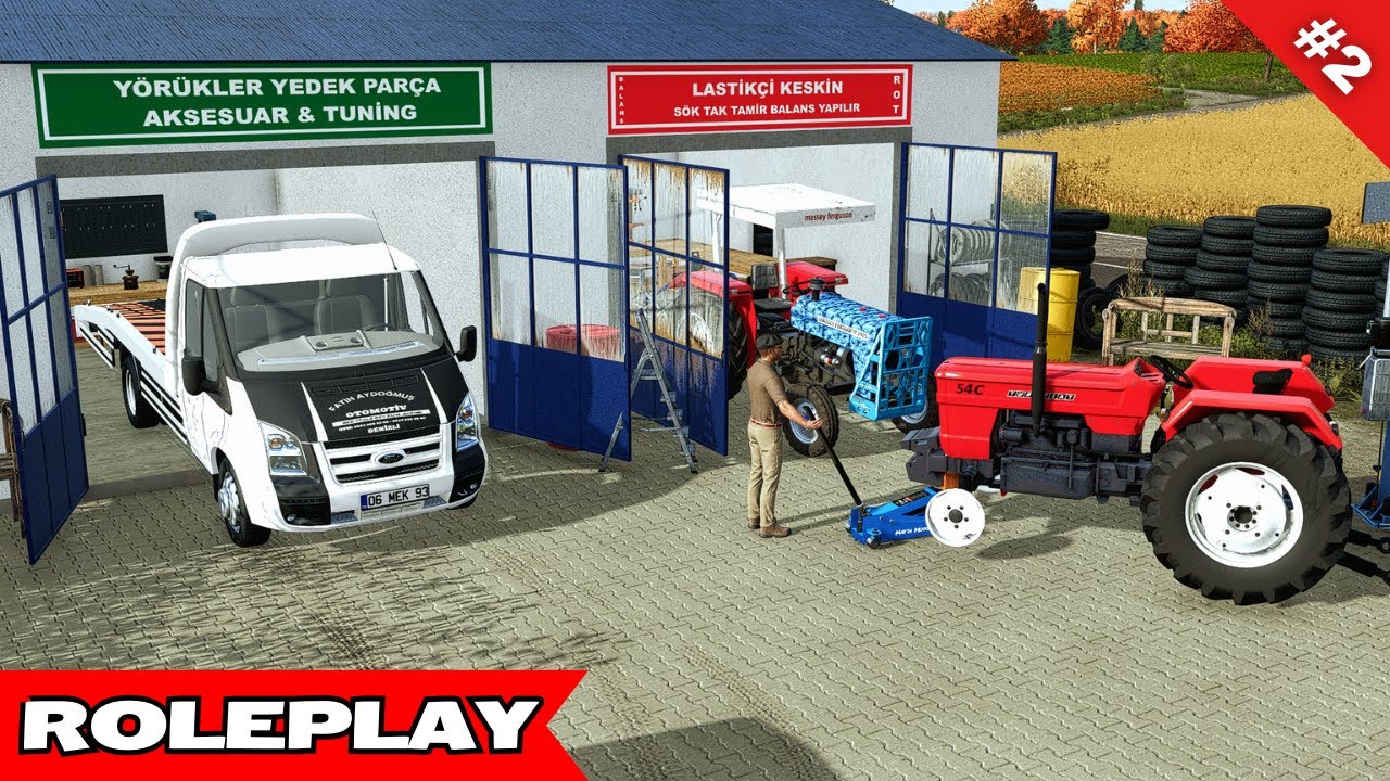 KAZA YAPMIŞ 54C ÇEKİCİ İLE SANAYİYE GELDİ | FS22 GERÇEK HAYAT | MEDRP ANKARA | S3 B2