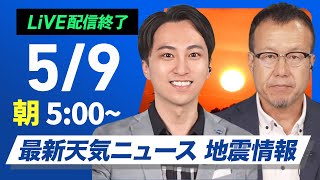 ウェザーニュースの配信のサムネイル画像