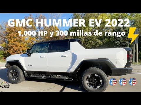 GMC HUMMER EV 2022, 1,000 HP y 300 millas de poder eléctrico