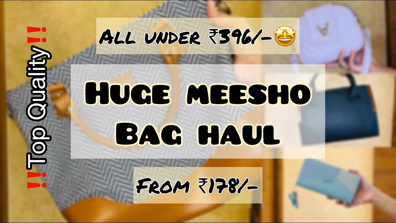 Huge Meesho Bag Haul😍 Quality💯 Backpacks and more🤩 Must Watch‼️